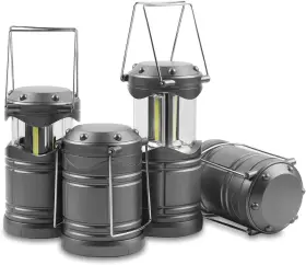 B4GH LICHAMP Led Lanterns Pack Pop Up Power Outages Bright
