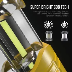 CLS0400-YL LICHAMP Pack Cob Camping Lantern High #3