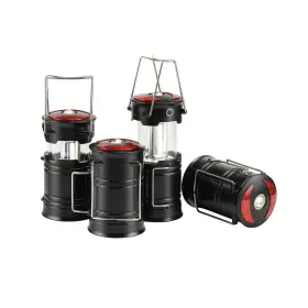 E4BK LICHAMP Pack Camping Lanterns Rechargeable Battery Dual