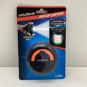 BA-16-60592 LIFE GEAR Flashlight Pop Up Led Mini Lantern