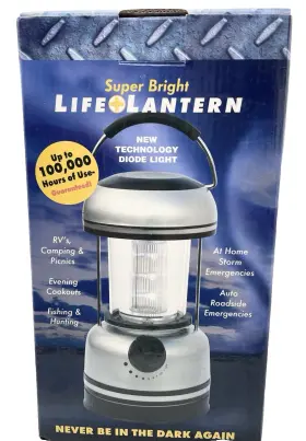 1997-1225 LIFE LANTERN Bright Dual Camping Emergency Light