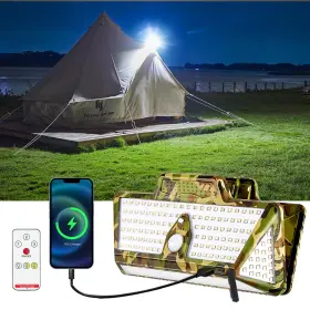 MC208-1 LIFENGSOLER High Bright Solar Camping Lights Usb Rech