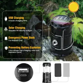 2024041101 LIFOREMI Solar Camping Lantern Power Outages Usb #3