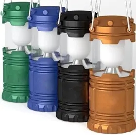 LA-4S7029-NOBAT LIGHTAHEAD Led Camping Lantern Set