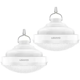 2402-2PK LISAAVO Rechargeable Tent Light Farmers Spir