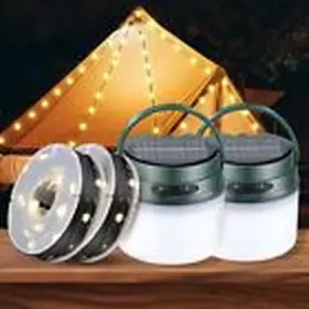 711181744743 LITUWAY Pack Solar Camping Lantern Light Strip #2