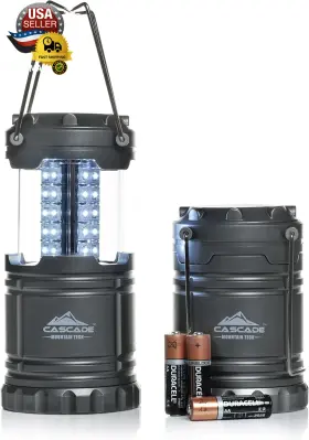 LTG-PUL-GY-2PK POP Up Led Lantern