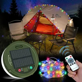 752815221001 LMLULUDA Solar Camping Light Leds Remote