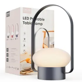 LT-PTL-G1-A1-GRY LROLTEF Cordless Lantern Table Lamp Led Touc #2