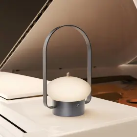 LT-PTL-G1-A1-GRY LROLTEF Cordless Lantern Table Lamp Led Touc