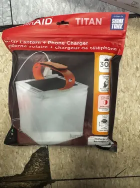 0196-0300-0 LUMINAID Titan Solar Lantern Waterproof Phone