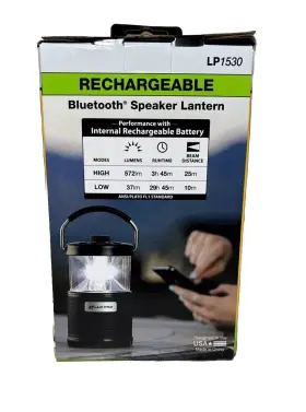 LP1530 LUX.PRO Luxpro Lantern Bluetooth Speaker Rechargeable #2