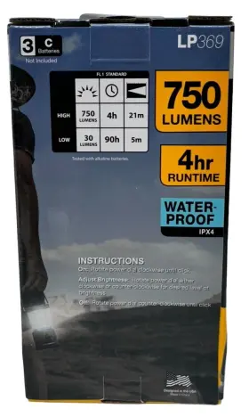 LP369 LUX.PRO Led Camping Lantern Waterproof Batteries #3