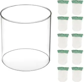 705353820458 LVACODV Propane Lantern Mantles Glass Globe