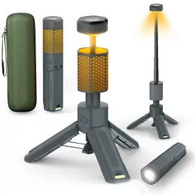B0F7QPM5T5 M-KARMATER Telescopic Camping Light Rechargeable