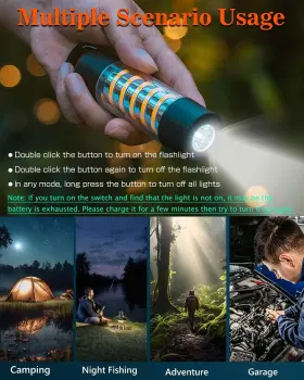 DQ312B MANNXU Led Lantern Rechargeable Flashlight Camping Mod #3
