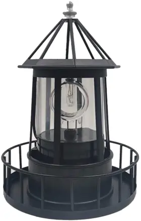 RED-LINGT-13.6 MARSRUT Led Solar Light Rotating Lighthouse