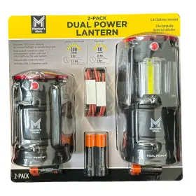 990353853 RECHARGEABLE Dual Power Lantern Pack