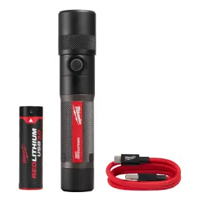 4296515 MILWAUKEE Usb Rechargeable Twist Focus Flashlight