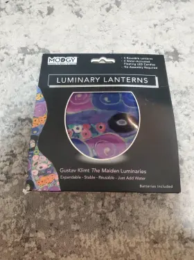 LUM3009 MODGY Luminary Lanterns Gustav Klimt Maiden Floating