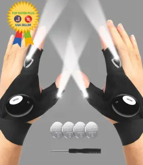 LFGMO002 MOIPEJO Led Flashlight Gloves Valentines Batteries
