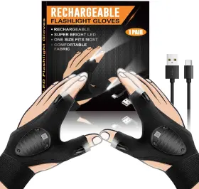 LGRMO002 MOIPEJO Rechargeable Led Flashlight Gloves Birthday