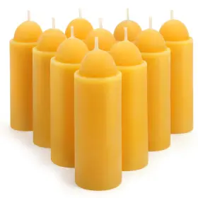 20240904140301 MOSROAD Natural Beeswax Candle Lanterns