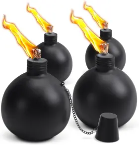 ZMZT-4P MQKIWAO Pack Citronella Tabletop Torches Table Top