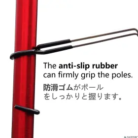 850050322283 NACETURE Lantern Stand Hook Camping Light Pole #3