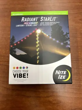 Nite Ize Inc. 90-0048 Radiant Starlit Rechargeable Lantern String Light - Disc-o Select Free Ship