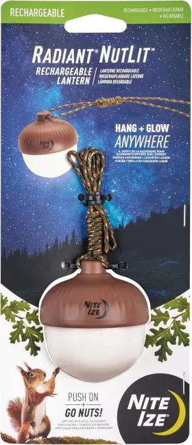 RNLR-25-R3 NITE IZE Radiant Nutlit Rechargeable Lantern Acorn
