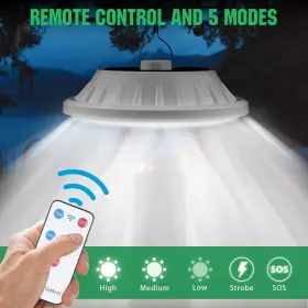 744110551983 SOLAR Usb Camping Light Led Remote Control #3