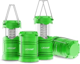 A4DG PACK Led Camping Lanterns Battery Flashlights