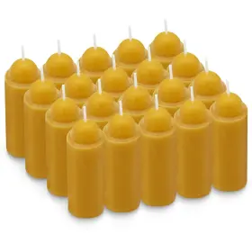 SN00114 NOMFIX Natural Beeswax Candle Lanterns Smokeless