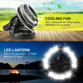 Fba-other-case ODOLAND Led Camping Lantern Ceiling Fan #3