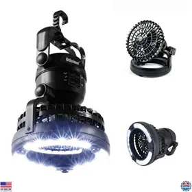 B016HM7QRE ODOLAND Led Camping Lantern Ceiling Fan Hurricane