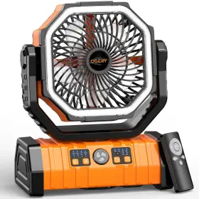 850071872118 OGERY Rechargeable Camping Fan Led Lantern Po