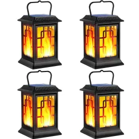 OVG-91006B OLLIVAGE Solar Lanterns Waterproof Garden Flame