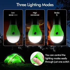 4P-02 ONESTOP-STORES Tent Lamp Led Lights Clip Hook Hurricane #3
