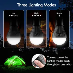 4P-03 ONESTOP-STORES Tent Lamp Led Lights Hook Hurricane #3
