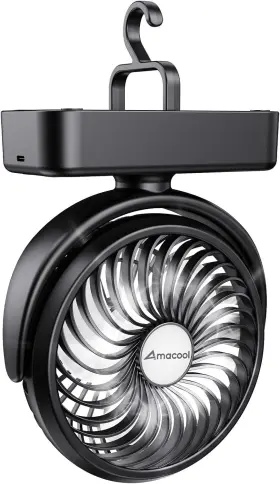 F120 ONESTOP-STORES Camping Fan Led Lantern Rechargeable