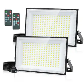D200 ONFORU Dusk Dawn Led Flood Light Timer Brigh