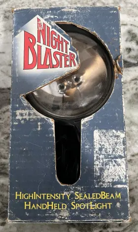 H295 OPTRONICS Night Blaster Handheld Spotlight Box