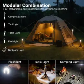 976304870035 OUTASK Camping Light Telescopic Magnetic Lantern #2