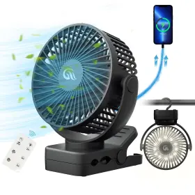 OUTERFAN-001 OUTERFAN Fan Remote Control Timer Led Lights Usb