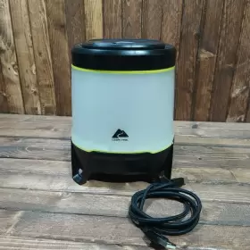 Ozark Trail 21028 750 Lumen Hybrid Power Led Camping Lantern - White Black And Green