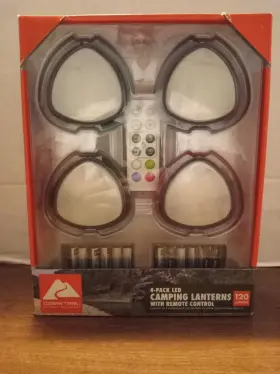 820909310266 OZARK TRAIL Led Camping Lantern Lights Remote
