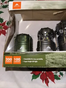 FT-CL300 OZARK TRAIL Pack Batteries Led Camping Lanterns #2