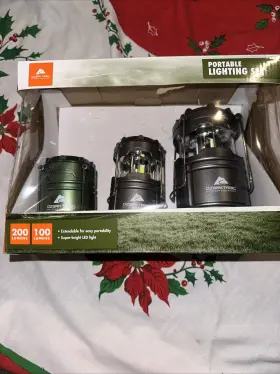 FT-CL300 OZARK TRAIL Pack Batteries Led Camping Lanterns