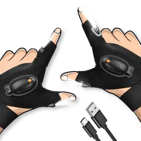 DCH-VN02 PARIGO Led Flashlight Gloves Christmas Stuffers Men